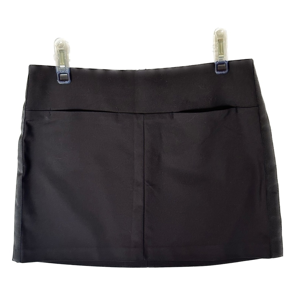 NWT MANGO Skirt in Black with Tuxedo stripe Size 6